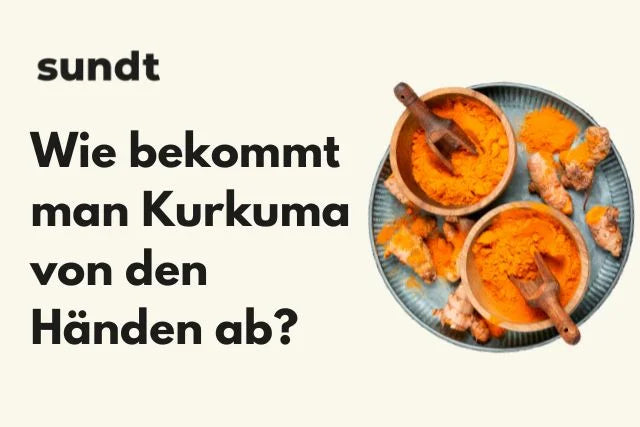 Wie bekommt man Kurkuma-Flecken weg?